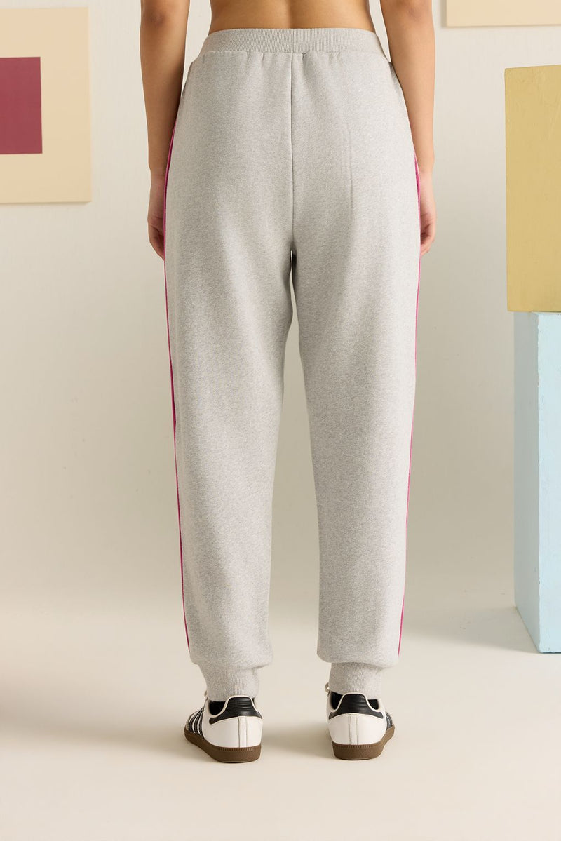 Ash Blush Melange Jogger Pants