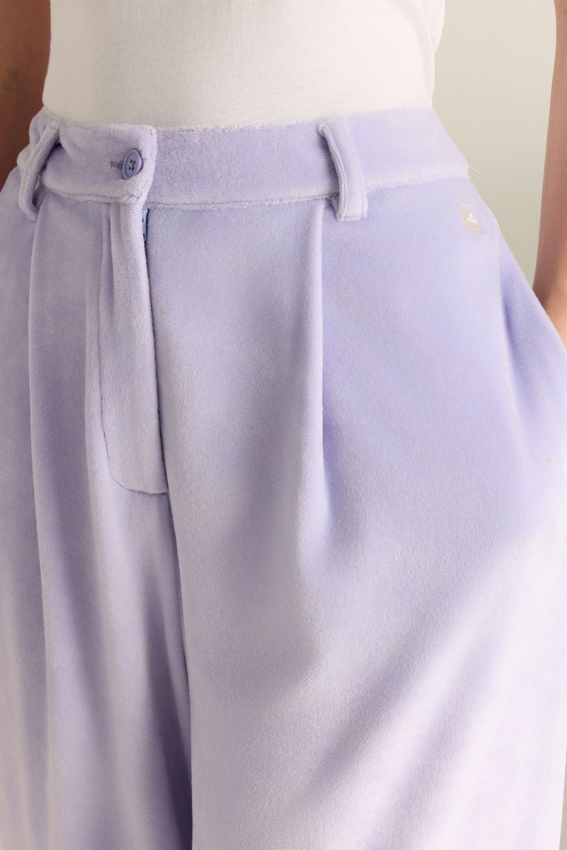 Lace Shadow Velour Pants