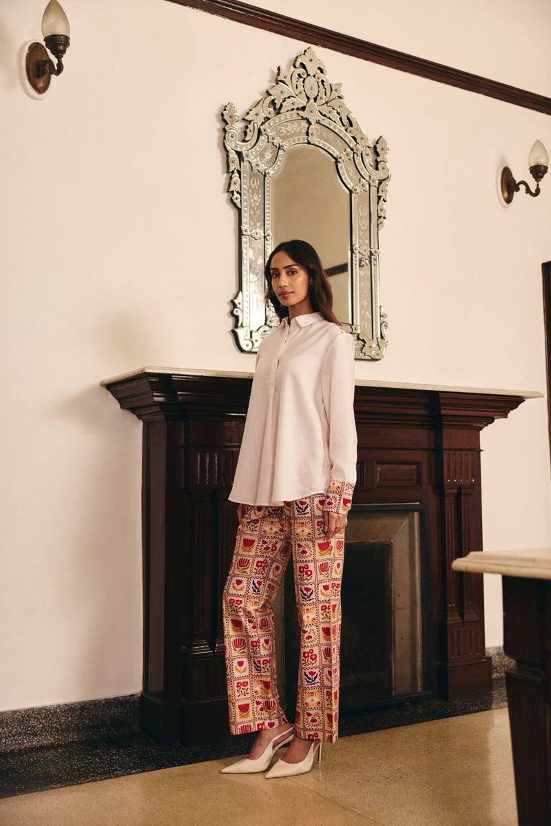 Gridrose Pants