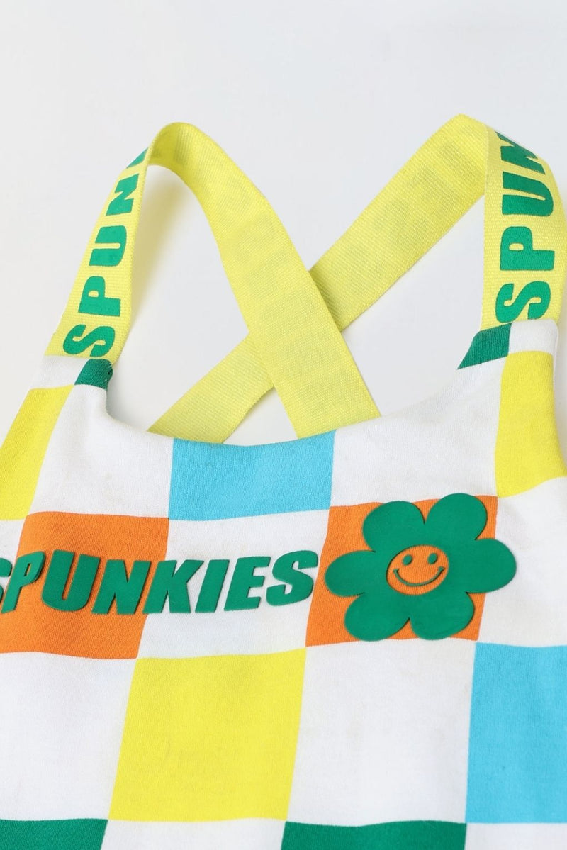 Interlock Sleevless Printed Dress