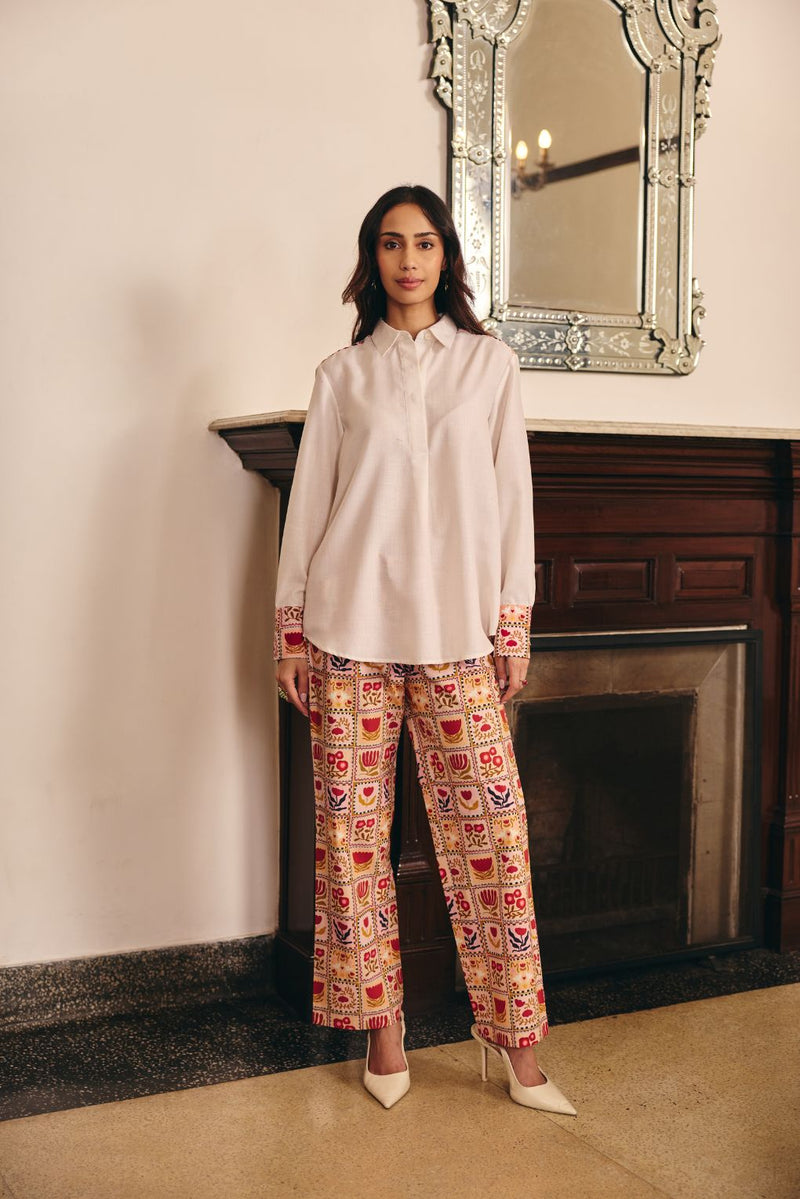 Nude A-line Shirt