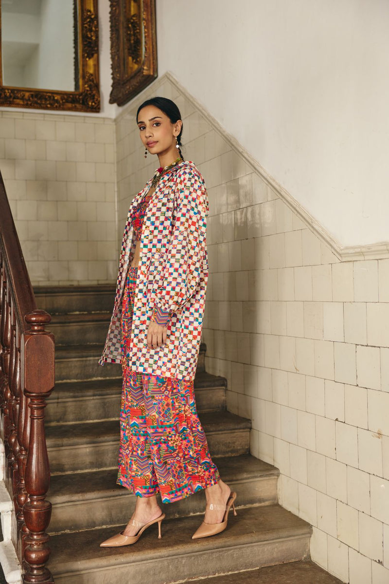 Kaleido Grid Hoody Co-ord Set