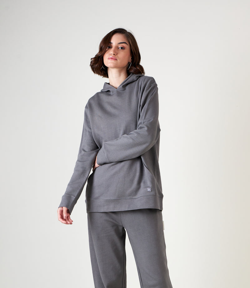 Charcoal Opulent Comfo Cozy Pullover