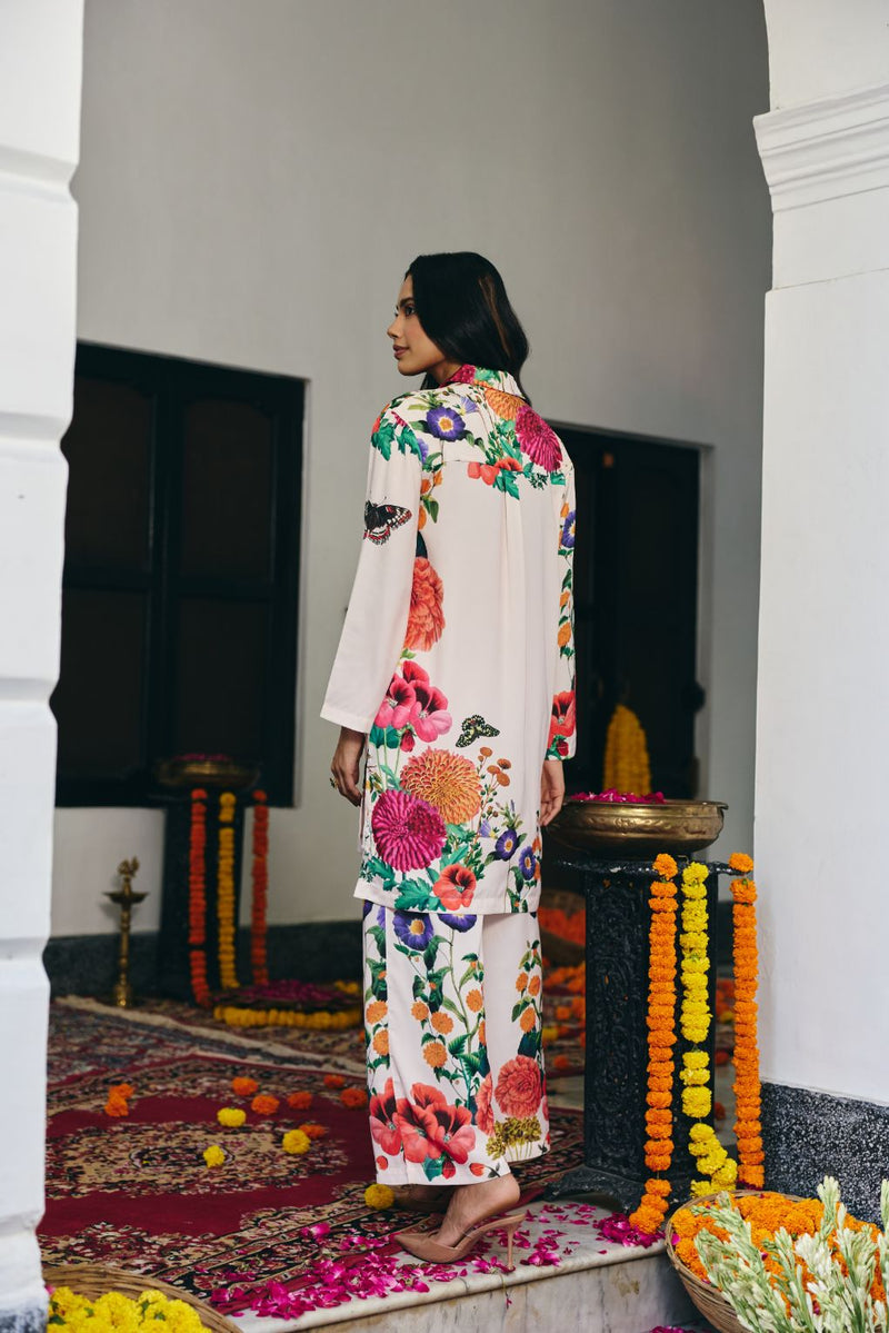 Garden Flutter Kurta Co-ord set