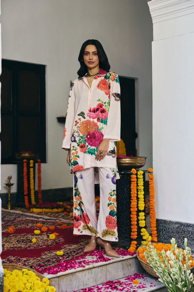 Garden Flutter Kurta