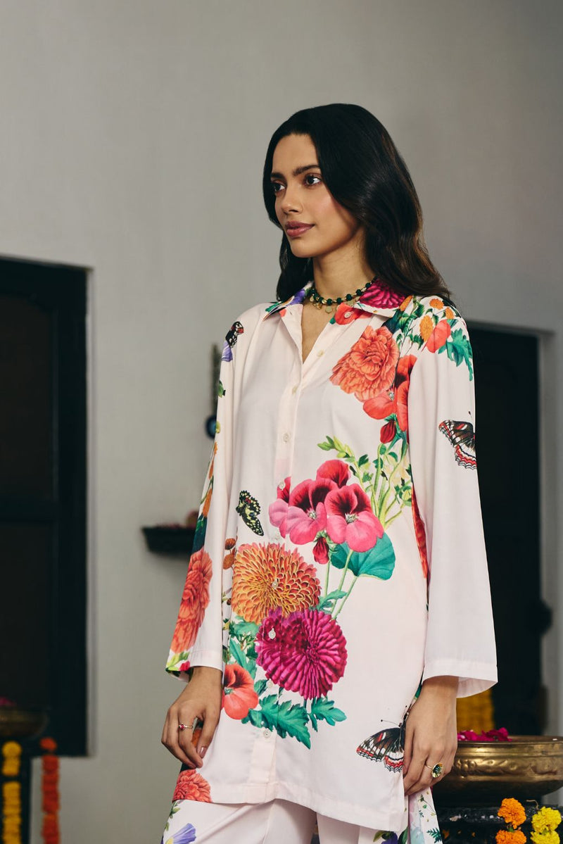 Garden Flutter Kurta