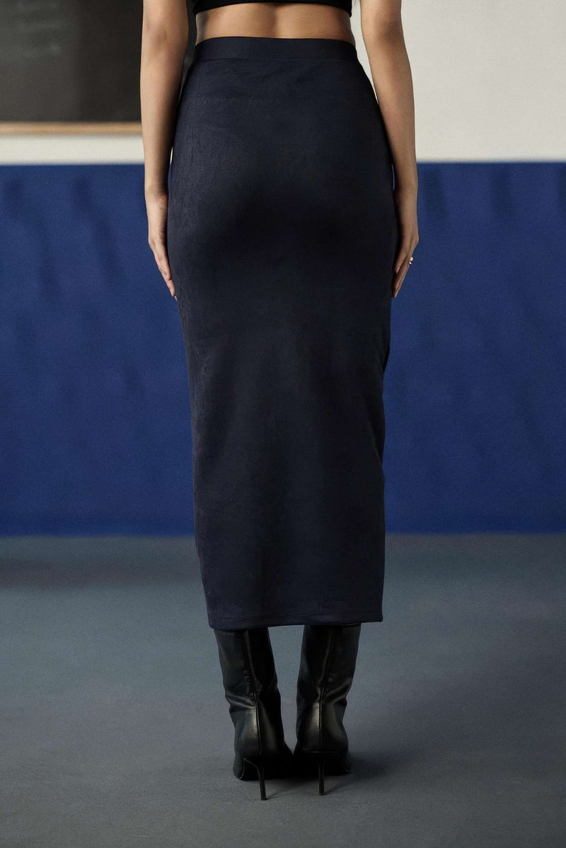 Indivra Suede Skirt
