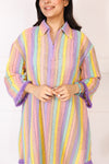 Cassata Swirl Collar Dress