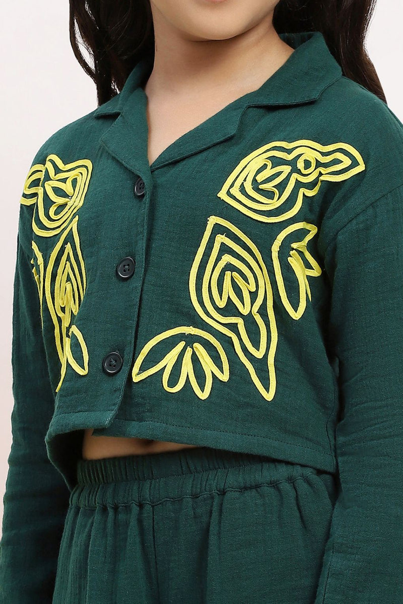 Cotton Gauze Embroidered Set