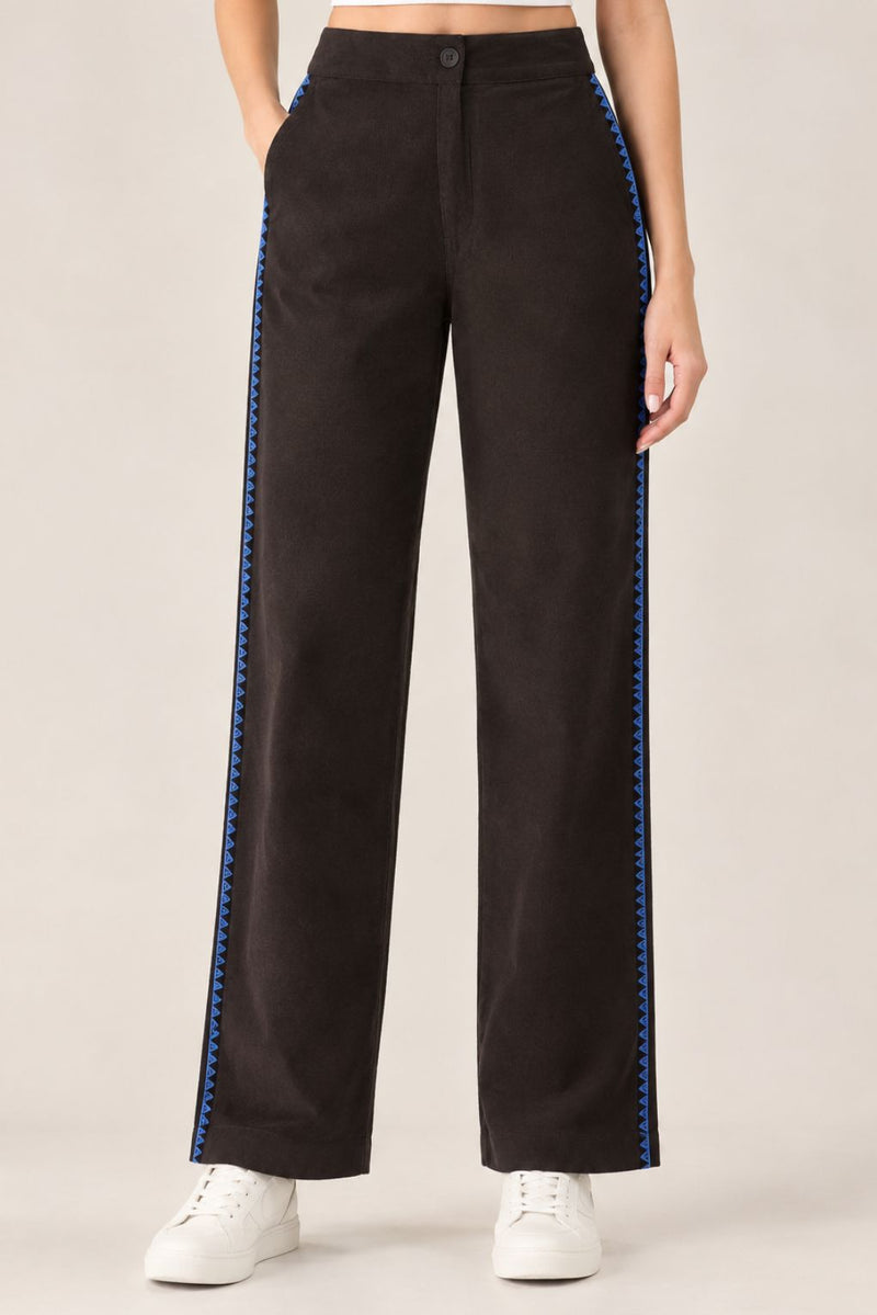 Earthy Line Detail Pants