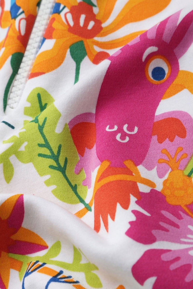Interlock Tropical Print Dress