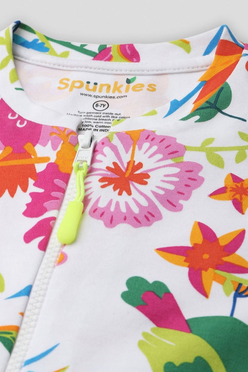 Interlock Tropical Print Dress