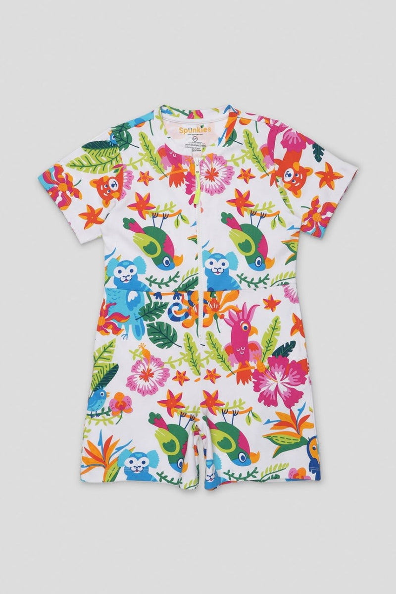 Interlock Tropical Print Dress