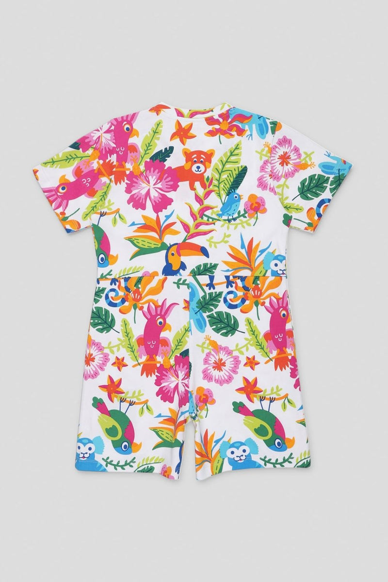 Interlock Tropical Print Dress
