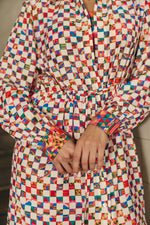 Kaleido Grid Collar Shirt