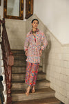 Kaleido Grid Collar Co-ord Set