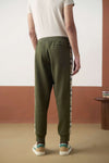 Olive Plaid Fusion Jogger