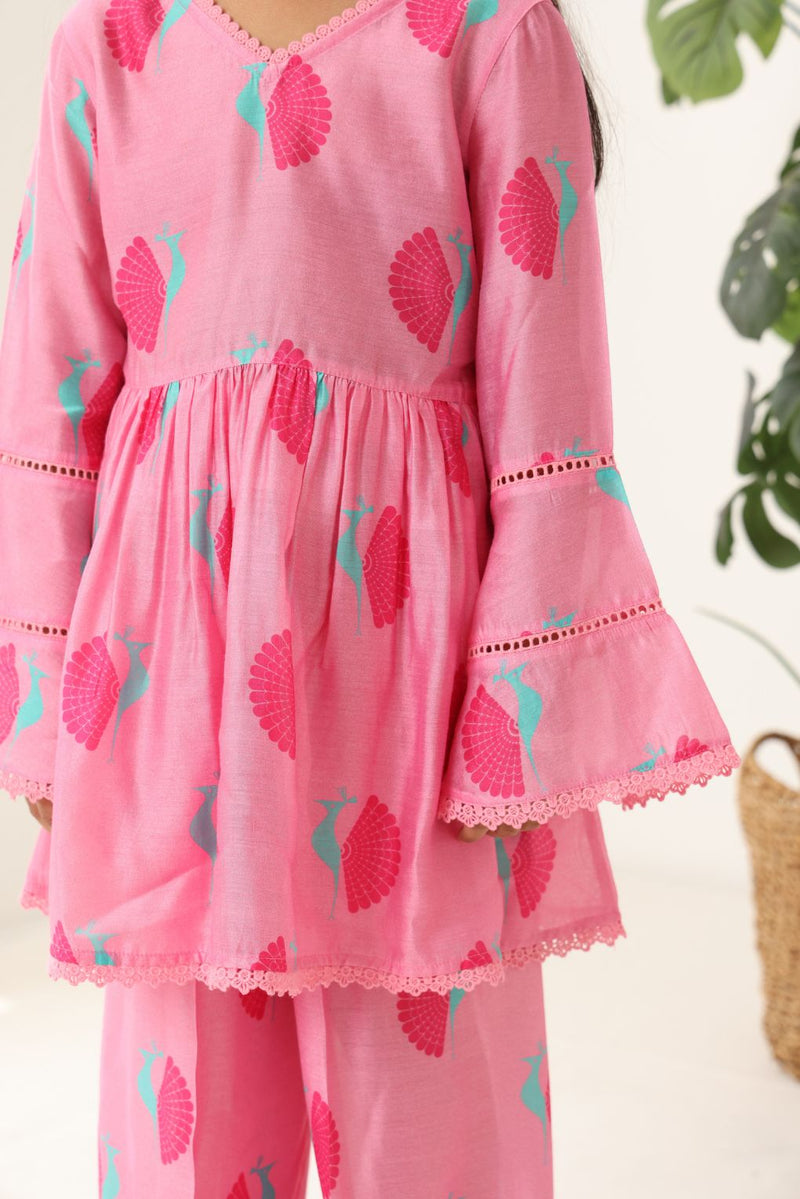 Spunkies Girls Pink Long Sleeve Kids Set