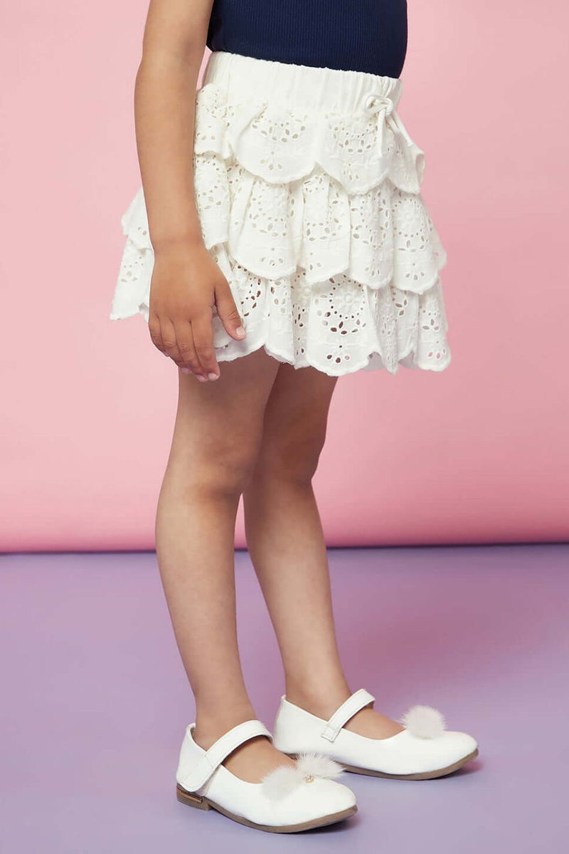 Schiffli Frill Skirt