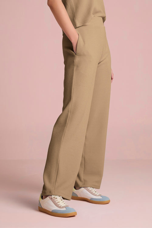 Comfique Texture Pants - Sand