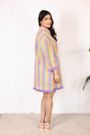 Cassata Swirl Collar Dress