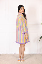 Cassata Swirl Collar Dress