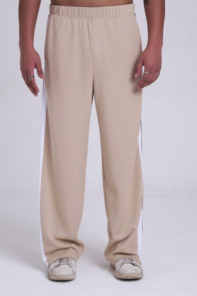 Linear Wide-Leg Pants