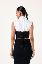 Noir Lace-Up Duo Co-ord Set