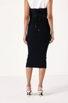 Noir Lace-Up Skirt