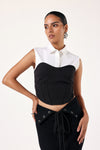 Noir Lace-Up Duo Co-ord Set