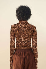 Mocha Wave Bodysuit