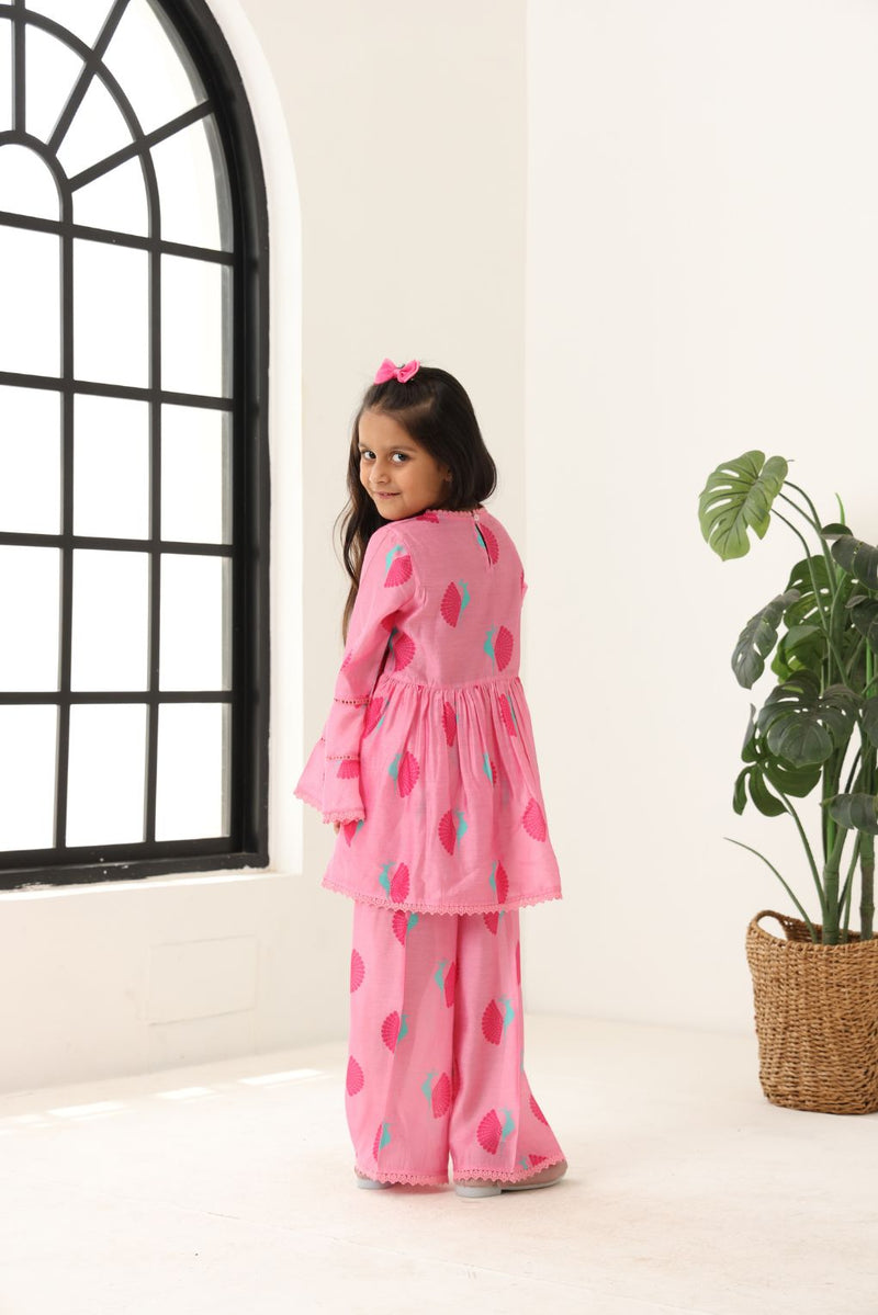 Spunkies Girls Pink Long Sleeve Kids Set