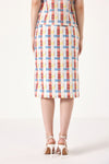 Game - Grid Linen Skirt