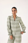 Gingham Oasis Top