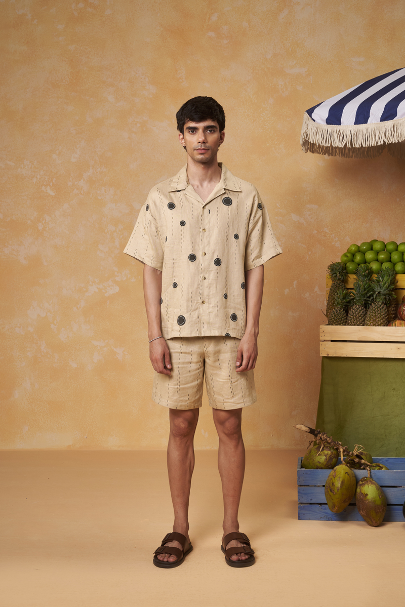 Dashline Slub Shorts