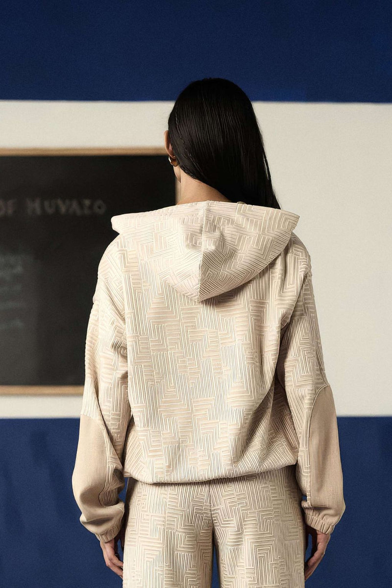 Neutral Weave Hoody Jacket