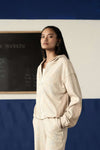 Neutral Weave Hoody Jacket