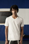 White V-Neck T-shirt