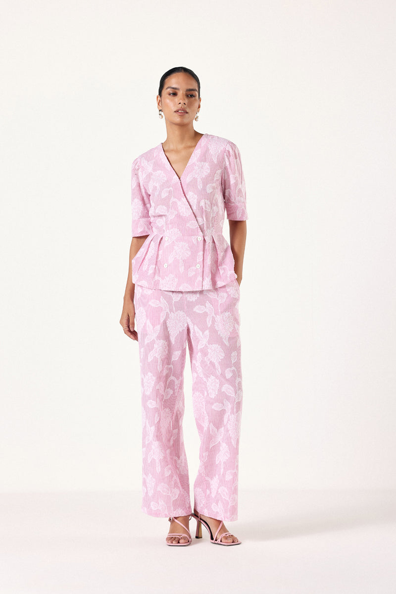 Floral Textured Co-ord Set