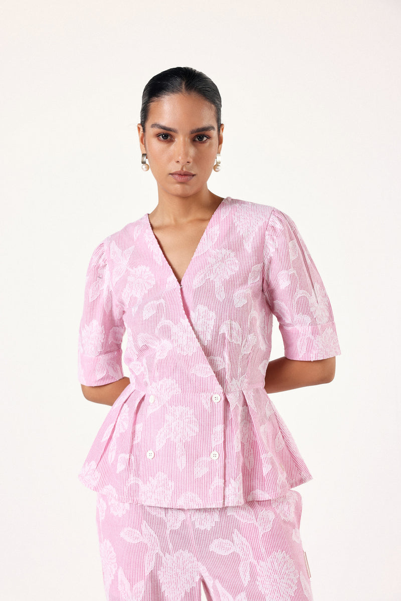 Floral Textured Co-ord Set