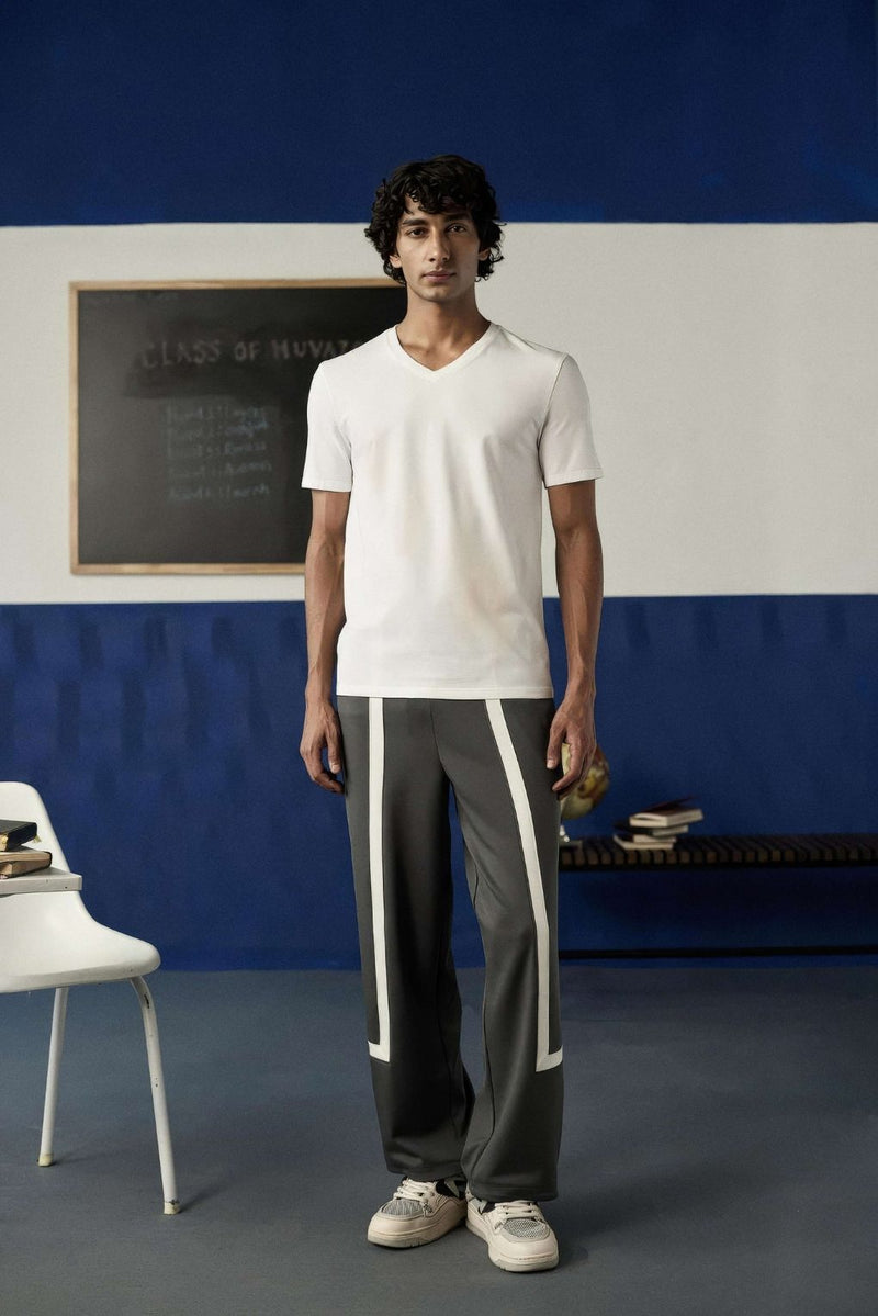 White V-Neck T-shirt