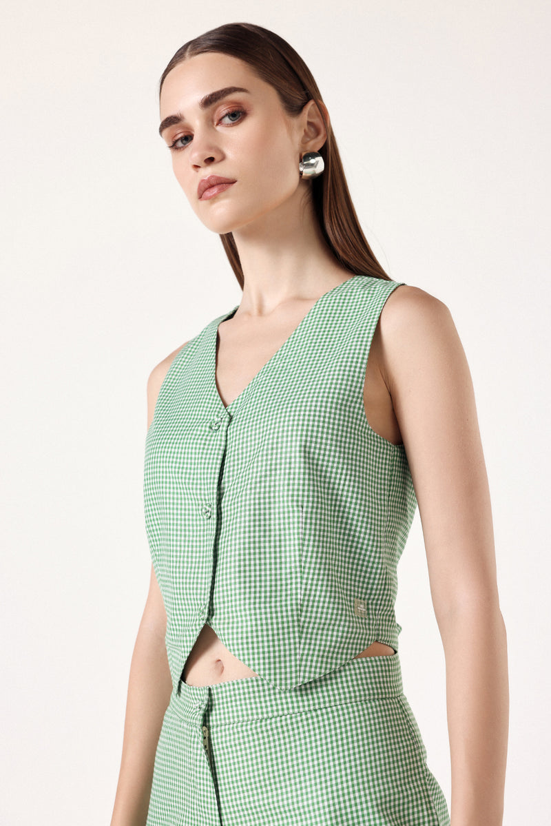 Tartan-Twist Co-ord Set