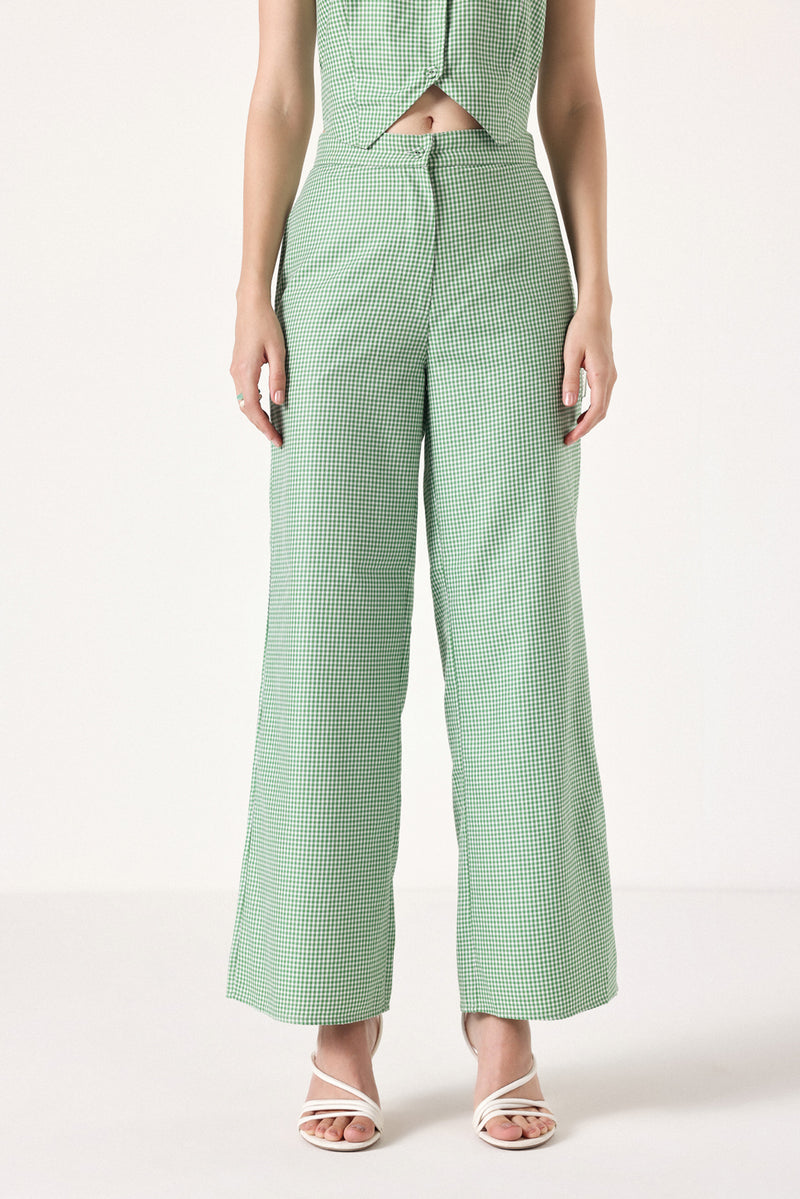 Tartan-Twist Pants