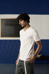 White V-Neck T-shirt