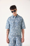Grid- Lock Denim Shirt