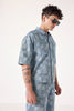Grid- Lock Denim Shirt