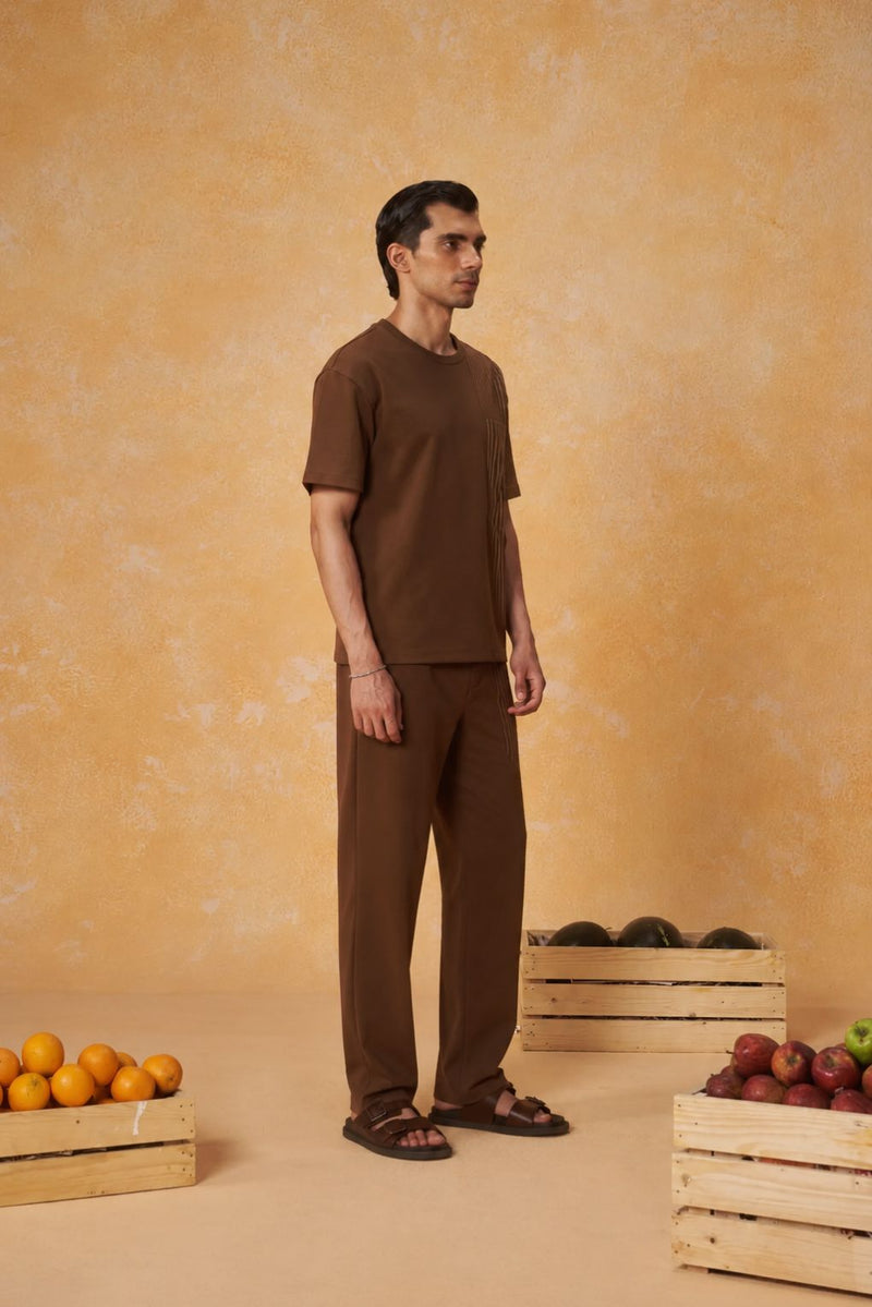 Linear Detail Pants Co-ord Set