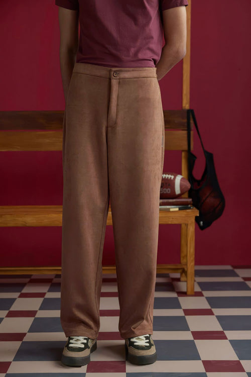 Auburn Suede Pants