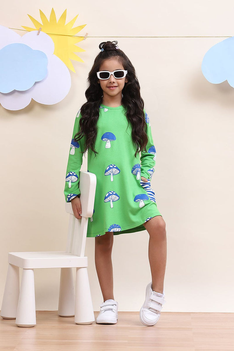 Spunkies Mushroom Printed Play Dress