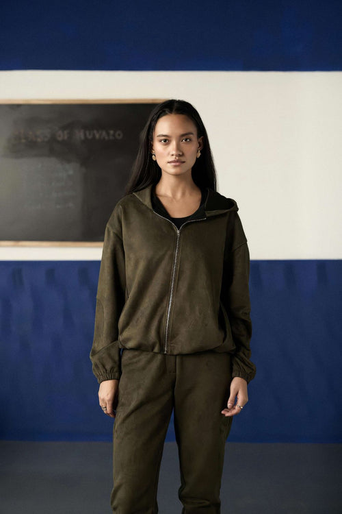SuedeFlick Hoody Jacket